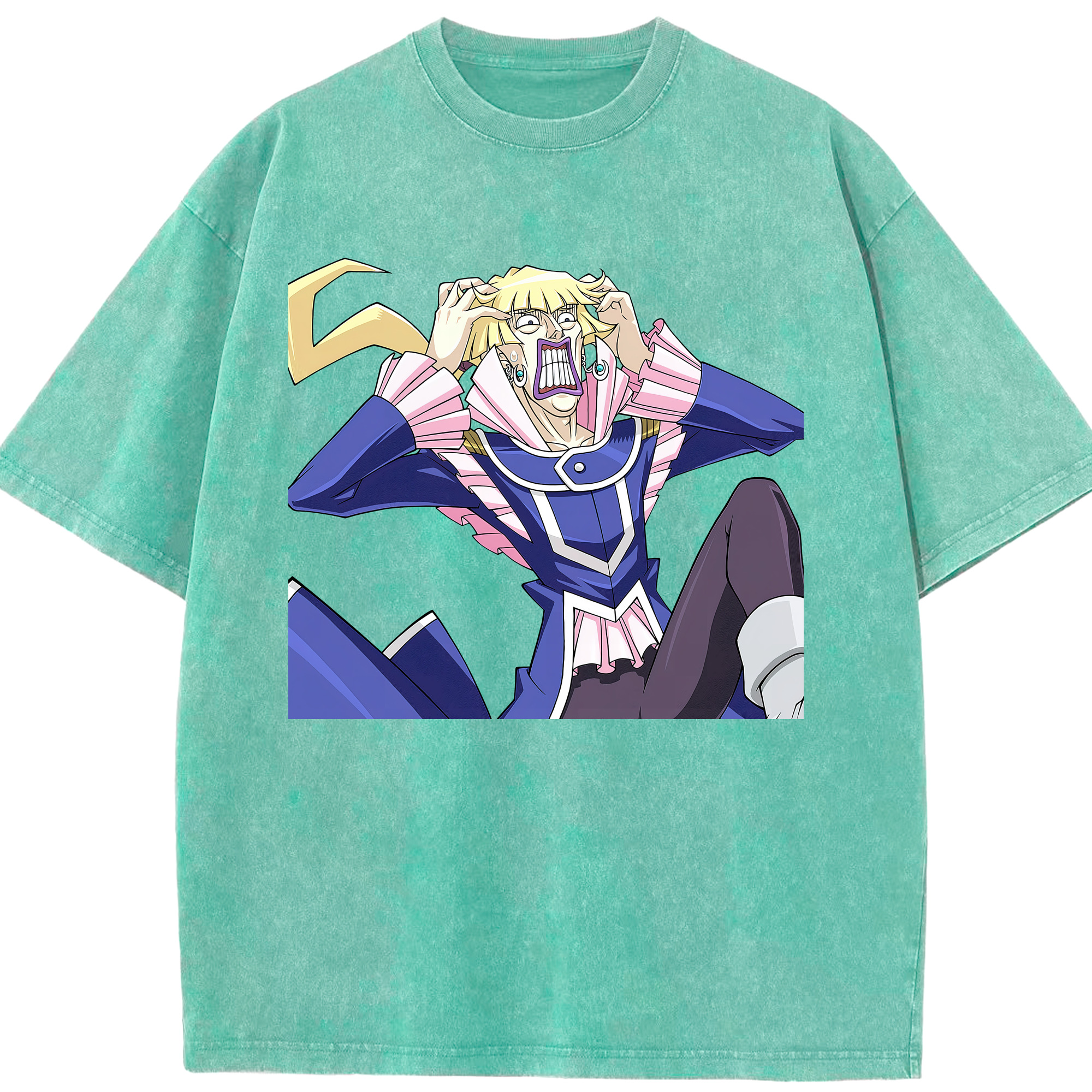 （画像用） 遊☆戯☆王 Yu-Gi-Oh! 綿100% ヴィンテージ風 半袖Tシャツ（フロントプリント）